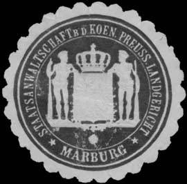 Staatsanwaltschaft b.d. K.Pr. Landgericht Marburg