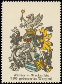 Wacker von Wackenfels Wappen