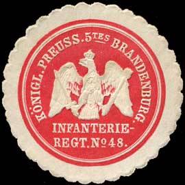 K. Pr. 5tes Brandenburgisches Infanterieregiment No 48