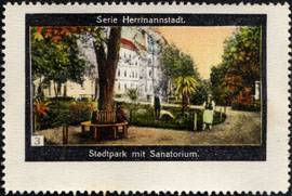 Stadtpark mit Sanatorium