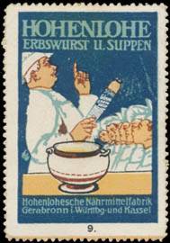Hohenlohe Erbswurst und Suppen