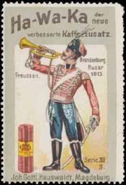 Militär Preussen Brandenburgischer Husar 1813