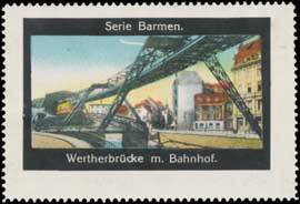Wertherbrücke mit Bahnhof