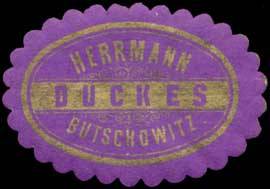 Herrmann Duckes in Butschowitz