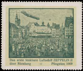 Zeppelin über Nürnberg