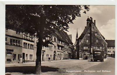 Sangerhausen Markt 1956