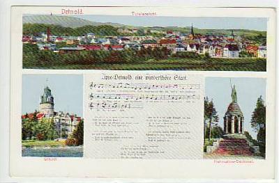 Detmold Liederkarte ca 1925