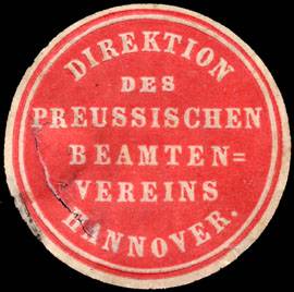 Direktion des Preussischen Beamtenvereins Hannover