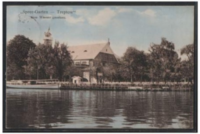 Berlin Treptow Spree-Garten 1905