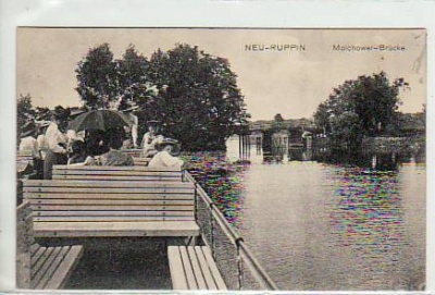 Neuruppin Malchower Brücke ca 1910