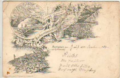 Rottleben am Kyffhäuser Ansichtskarten Vorläufer von 1896