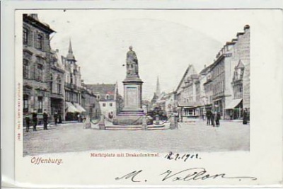 Offenburg Markt 1902