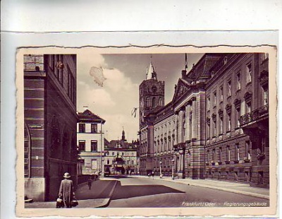 Frankfurt an der Oder Regierungsgebäude 1938
