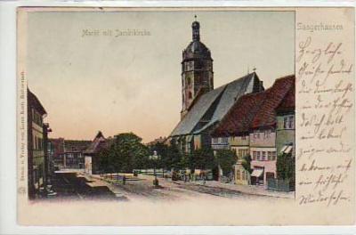 Sangerhausen Markt 1900