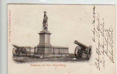 Belzig Hagelsberg, Denkmal, Kanonen 1900