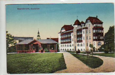 Bad Warmbrunn Riesengebirge Sanatorium 1916