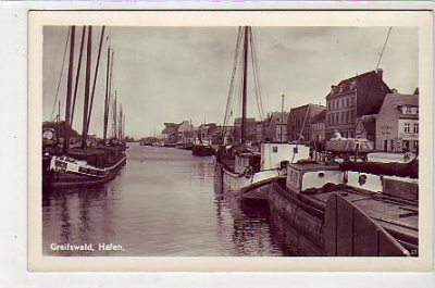 Greifswald Hafen,Schiffe 1954