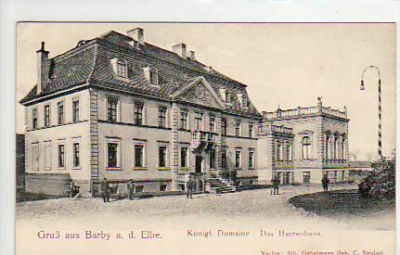 Barby an der Elbe Herrenhaus ca 1900
