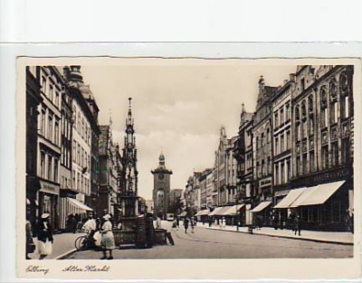 Elbing Westpreussen Alter Markt ca 1940