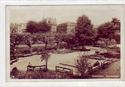 Saarbrücken  Rosenanlagen 1931