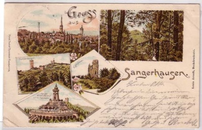 Sangerhausen Litho 1898