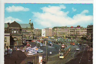 Frankfurt am Main Bahnhof Strassenbahn ca 1965