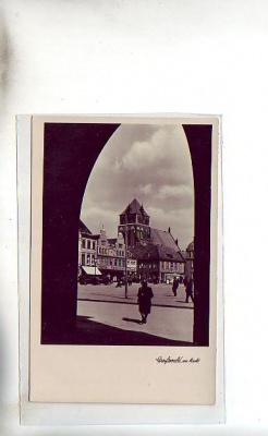 Greifswald am Markt ca 1950