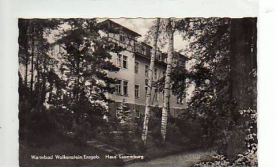 Warmbad Wolkenstein Erzgebirge Haus Luxemburg 1957