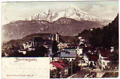 Berchtesgaden , Ansichtskarten , 1905