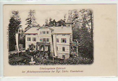 Gohrisch bei Bad Schandau Eisenbahn Erholungsheim ca 1900