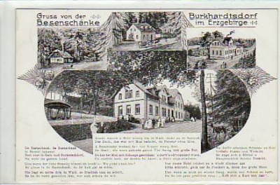 Burkhardtsdorf Erzgebirge Besenschänke 1931