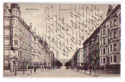 Magdeburg ,Augustastrasse 1907