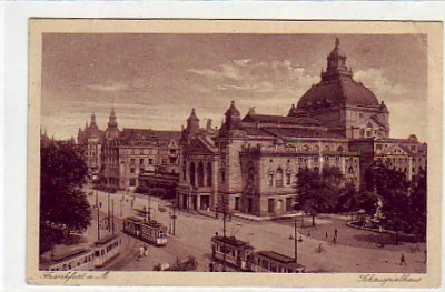 Frankfurt am Main , alte Ansichtskarten ,Schauspielhaus 1925