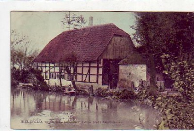 Bielefeld Sieker Schweizpartie Westfalen Bauernhaus 1906