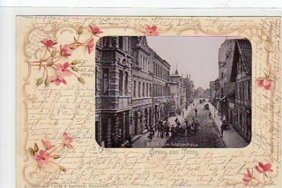 Peine Schützenstrasse Jugendstil AK 1900
