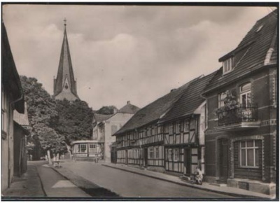 Neustadt bei Nordhausen Blick zum Ratskeller 1964