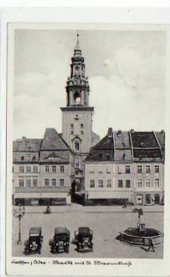 Crossen an der Oder Markt 1938