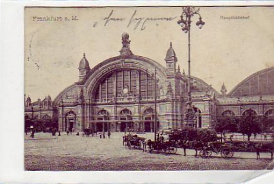 Frankfurt am Main Bahnhof 1908