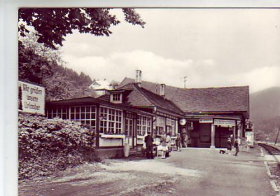 Mellenbach - Glasbach Thüringen Bergbahn Bahnhof