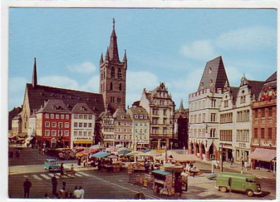Trier an der Mosel Markt ca 1965