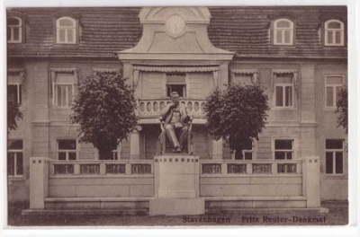 Reuterstadt Stavenhagen Denkmal 1911