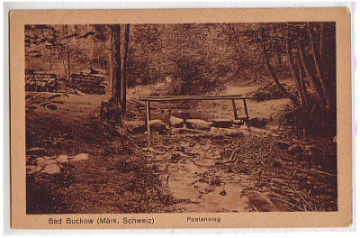 Bad Buckow ( Märkische Schweiz ) Poetensteg
