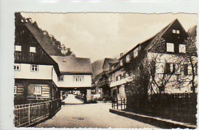 Schmilka bei Bad Schandau Dorfstraße ca 1965