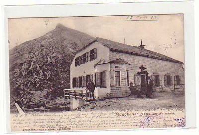 Berchtesgaden ,Münchner Haus am Watzmann 1905