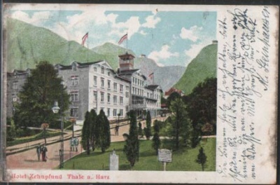 Thale Hotel Litho 1910
