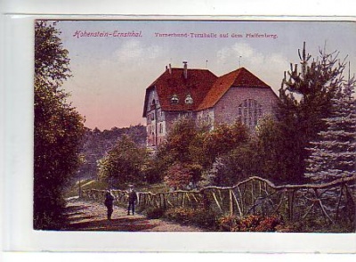 Hohenstein-Ernstthal Turnhalle auf dem Pfaffenberg 1924
