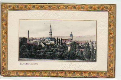 Sangerhausen Prägekarte von 1905