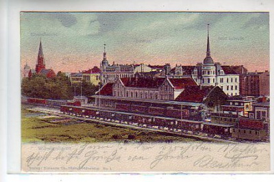 Wilhelmshaven Bahnhof Eisenbahn 1903