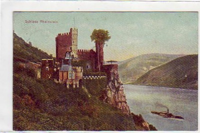 Rüdesheim im Rheingau Schloss Rheinstein 1908