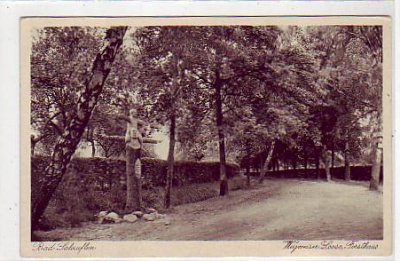 Bad Salzuflen Wegweiser Loose Forsthaus ca 1925